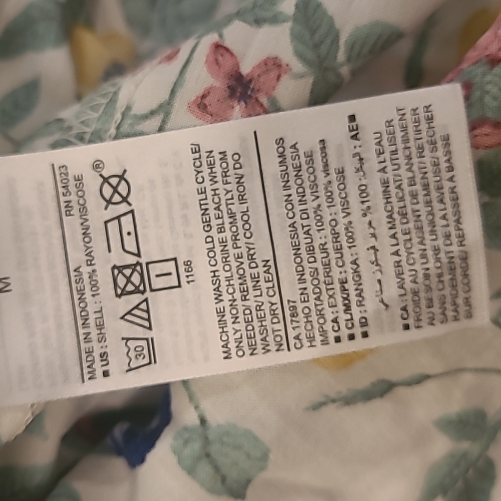 Old Navy Floral Print Tank Top Size M - Picture 8 of 8